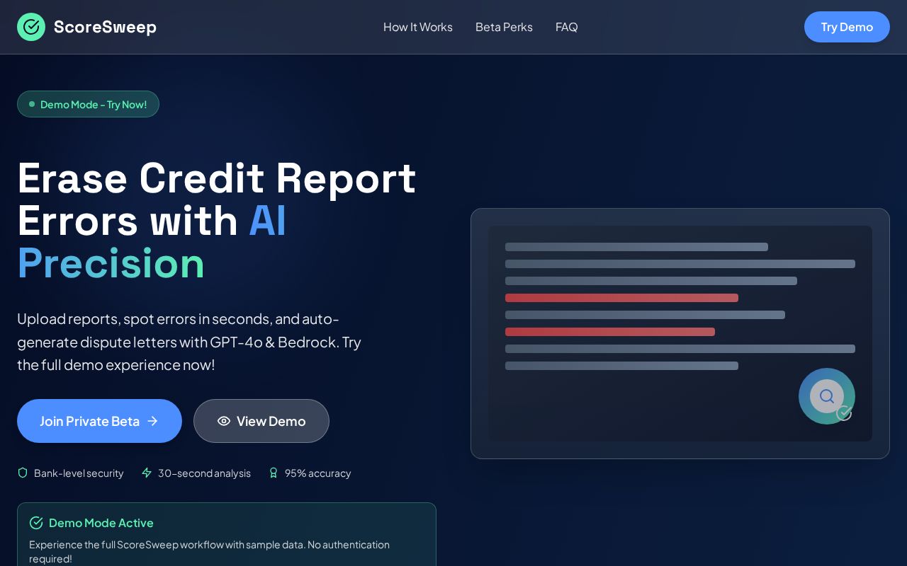 Preview of ScoreSweep