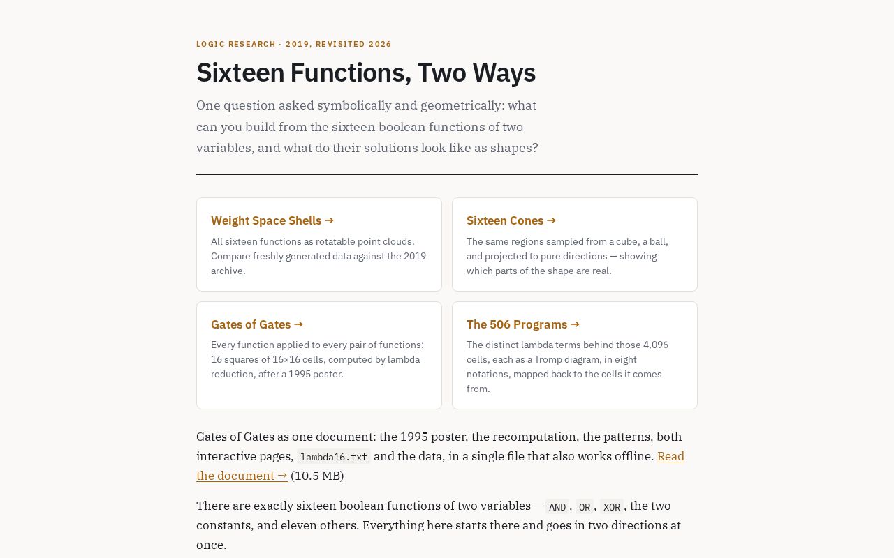 Preview of Logic Research