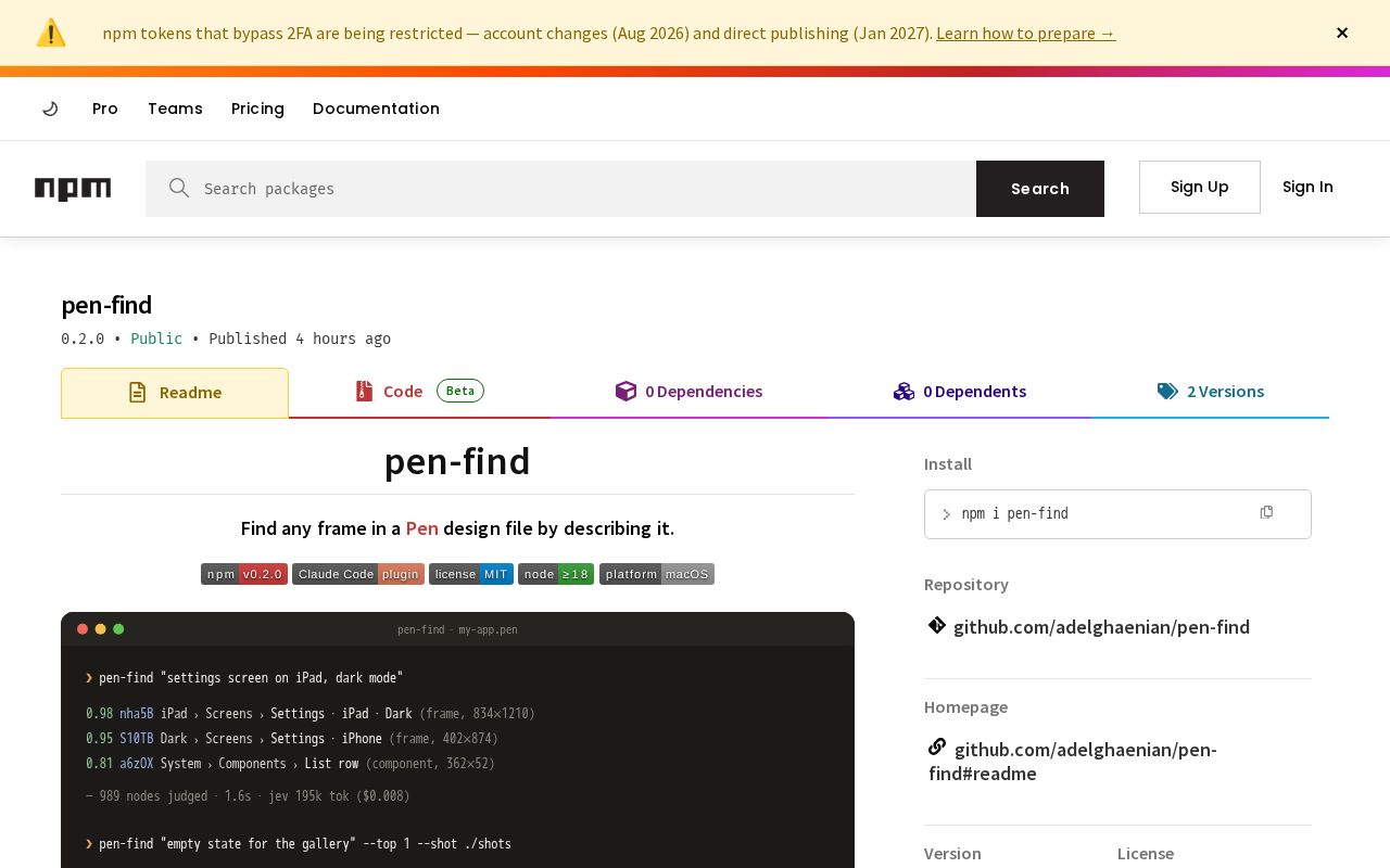 Preview of Pen Find