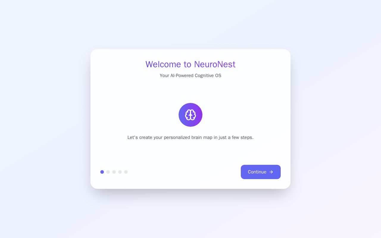 Preview of NeuroNest  “Your AI-Powered Cognitive Operating System”