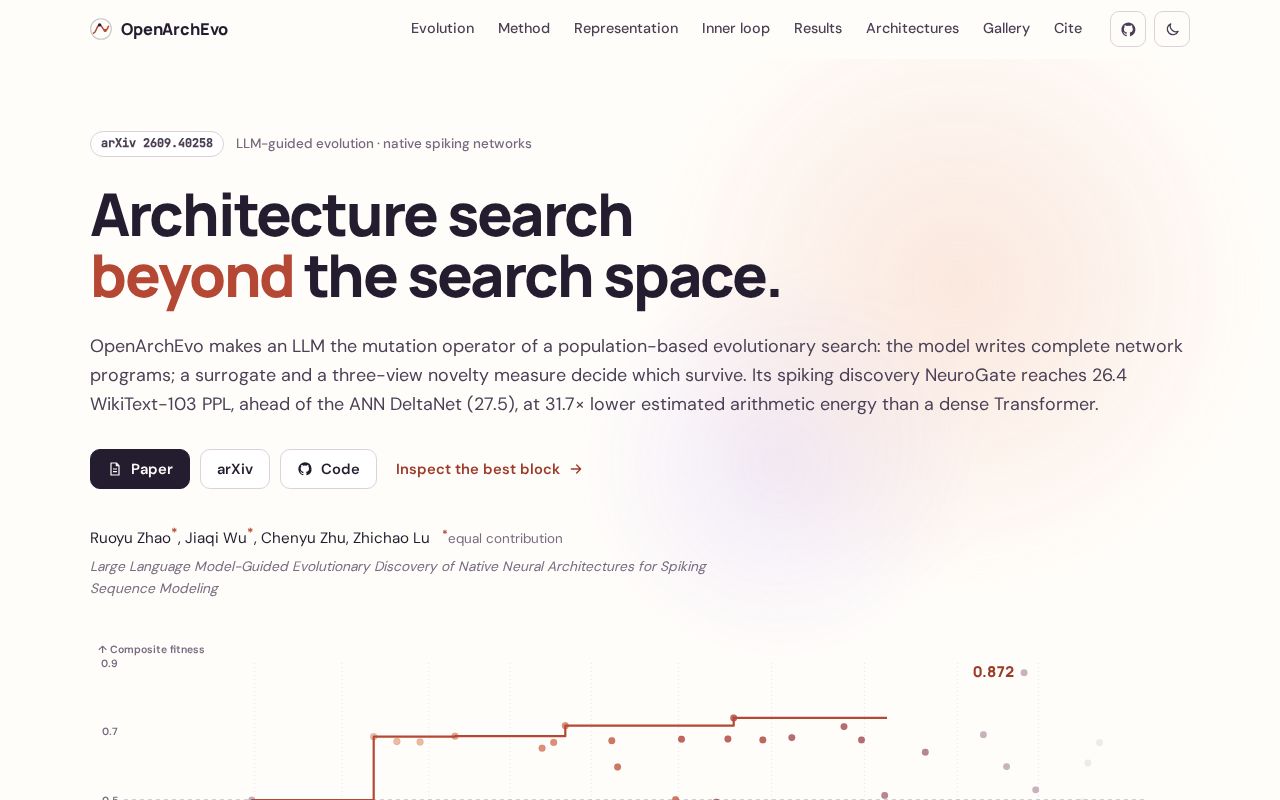 Preview of OpenArchEvo