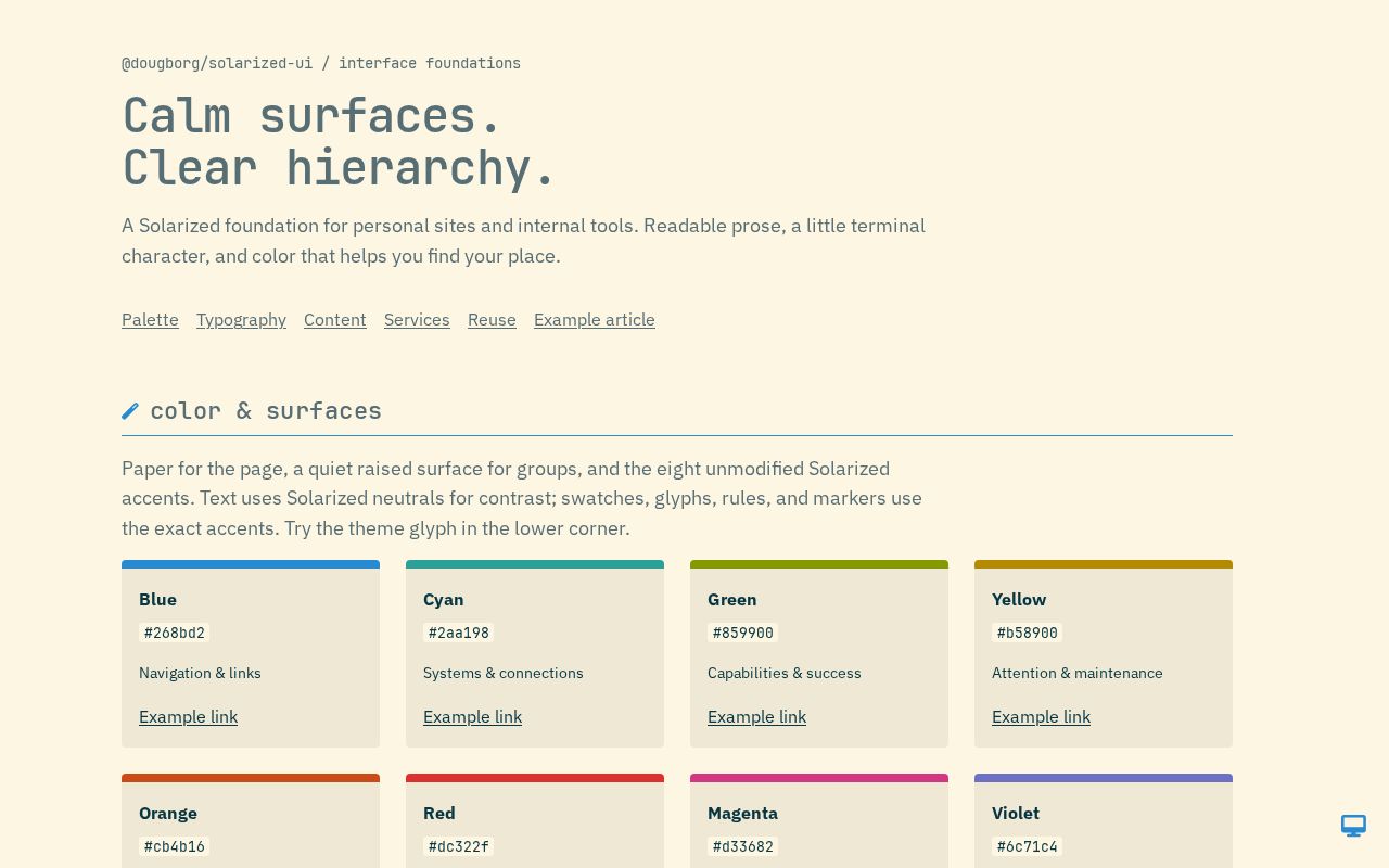 Preview of Solarized Ui