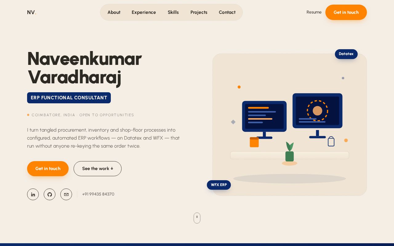 Preview of Naveenkumarvaradha Github Io