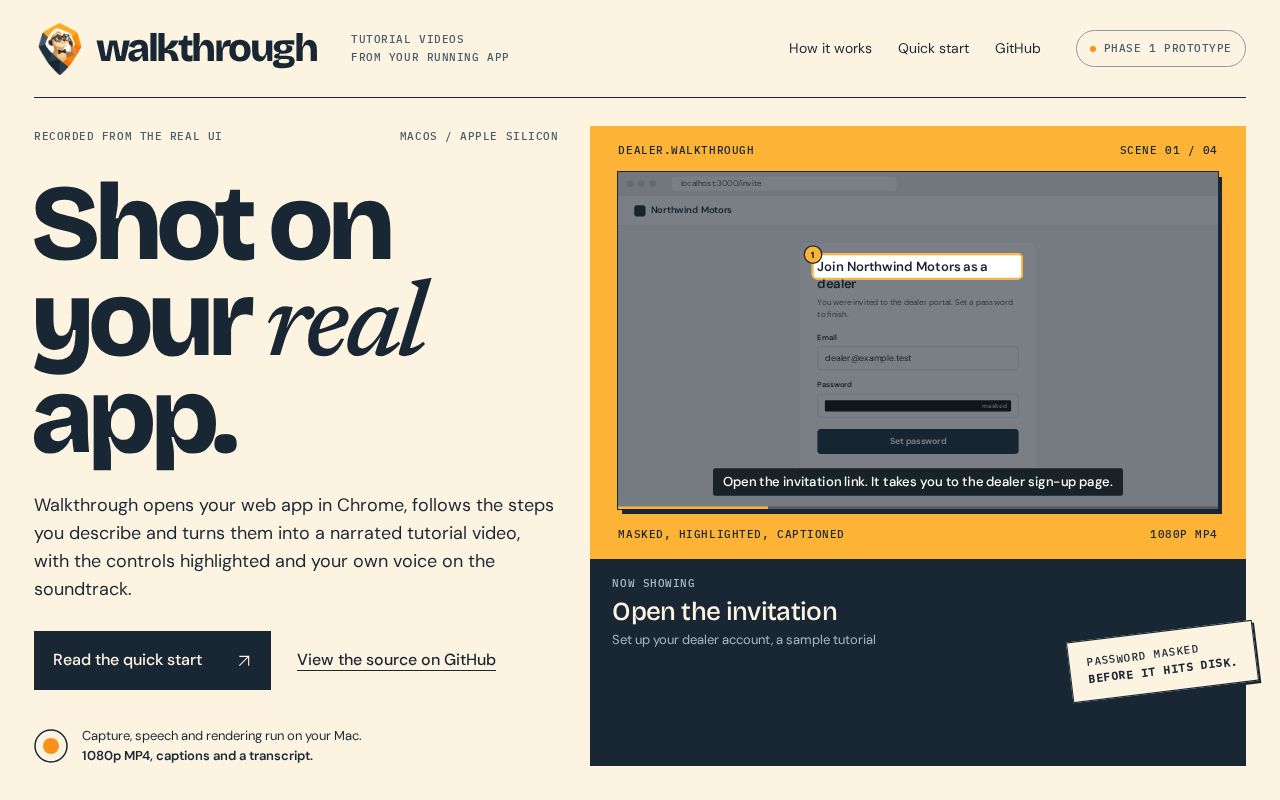 Preview of Walkthrough