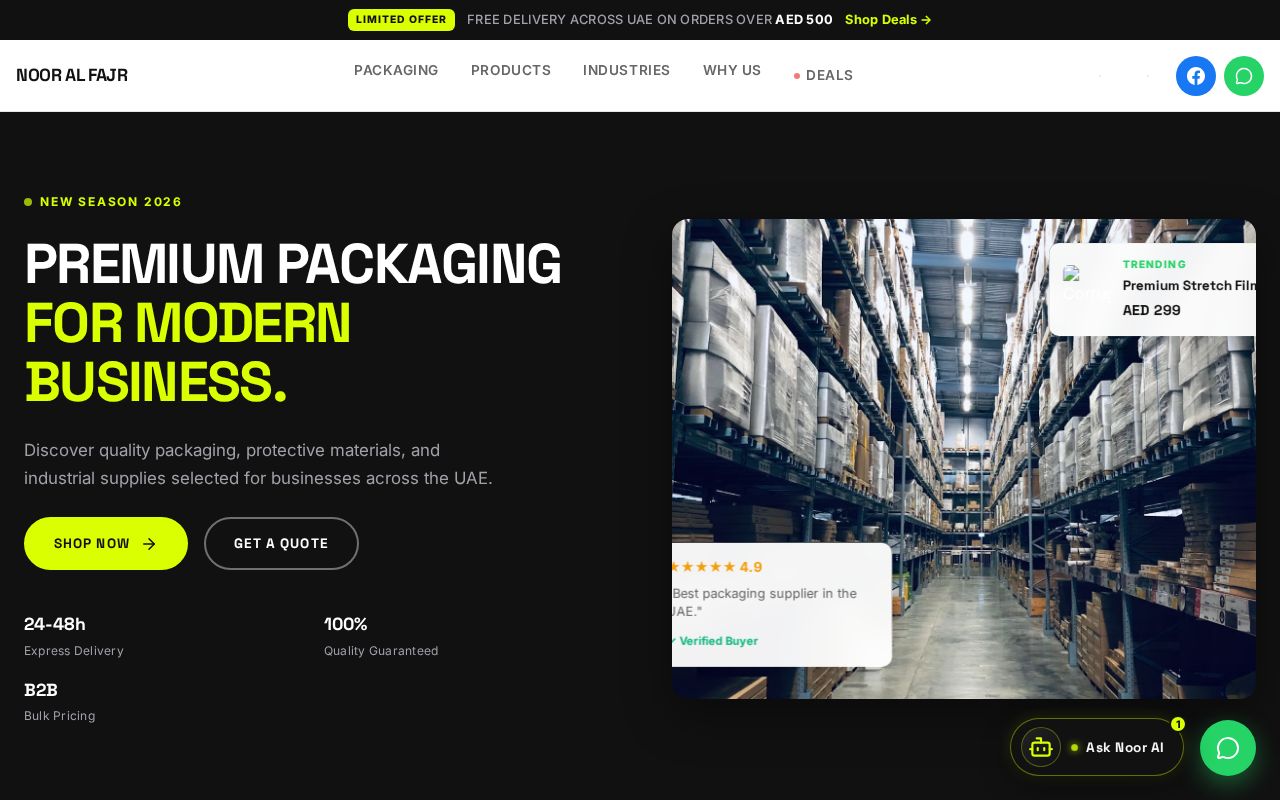 Preview of NOOR Al FAJR Packing Packaging Material Trading