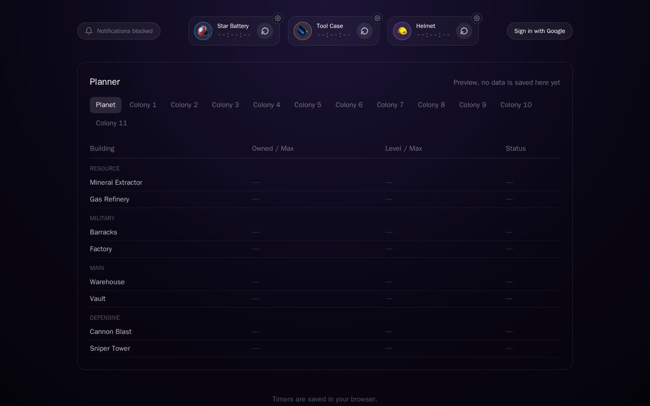 Preview of GL Upgrade Planner