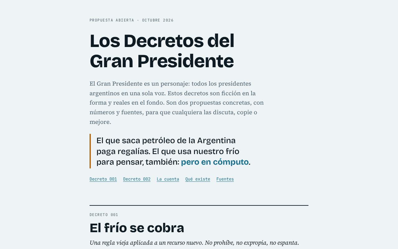 Preview of El Gran Presidente