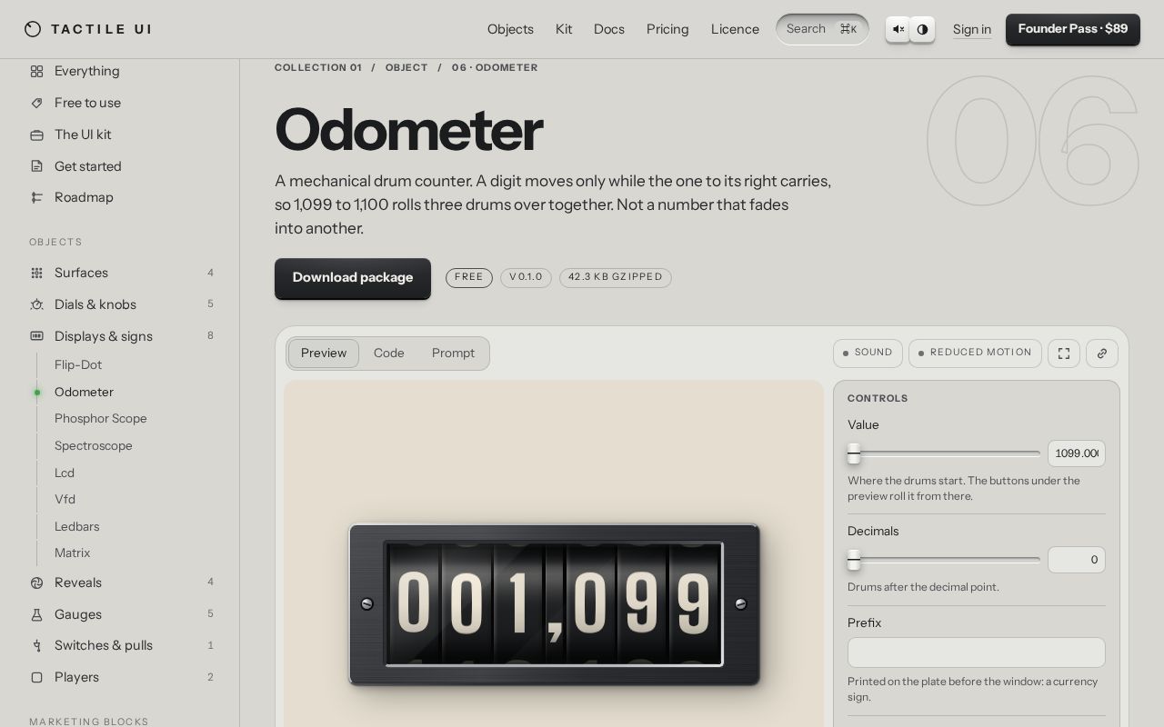 Preview of Tactile Odometer