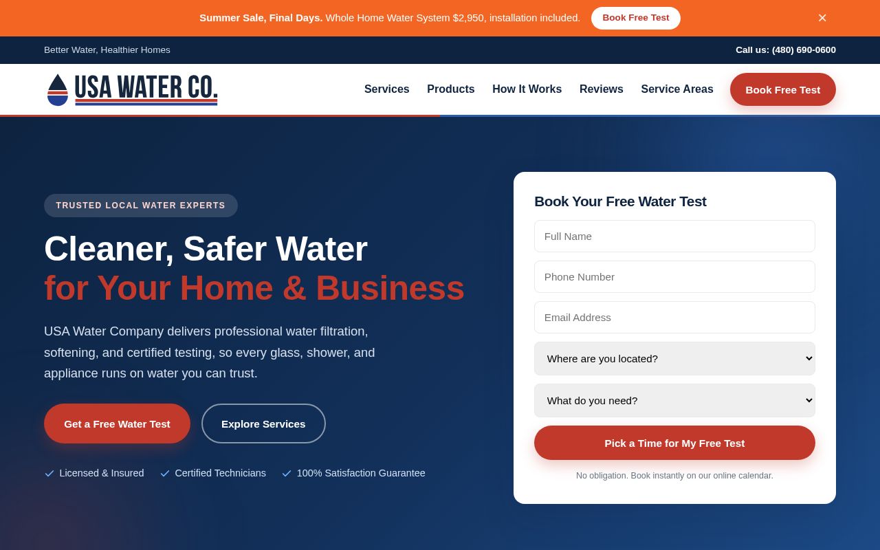 Preview of Usa Water Company