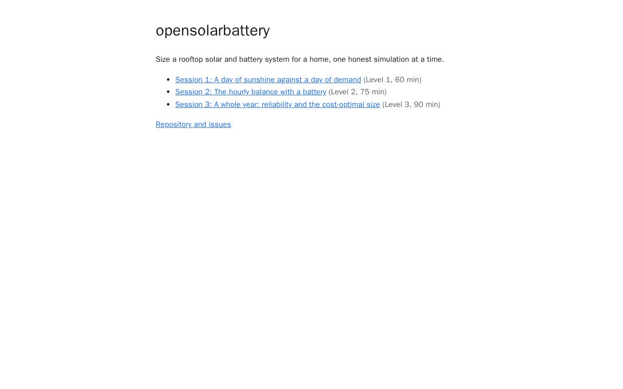 Preview of Opensolarbattery