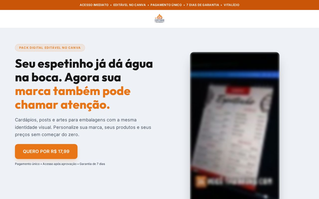 Preview of espetinhos