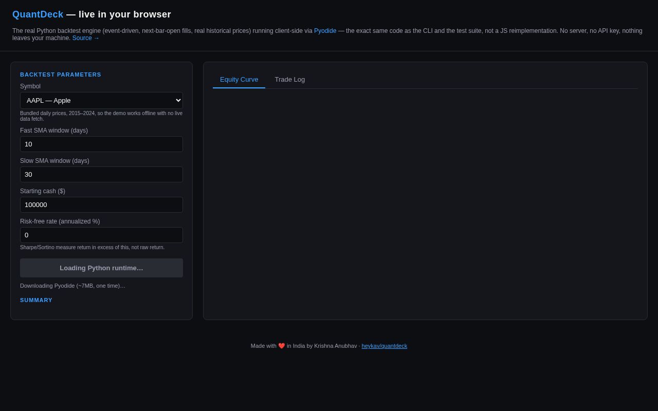 Preview of Quantdeck