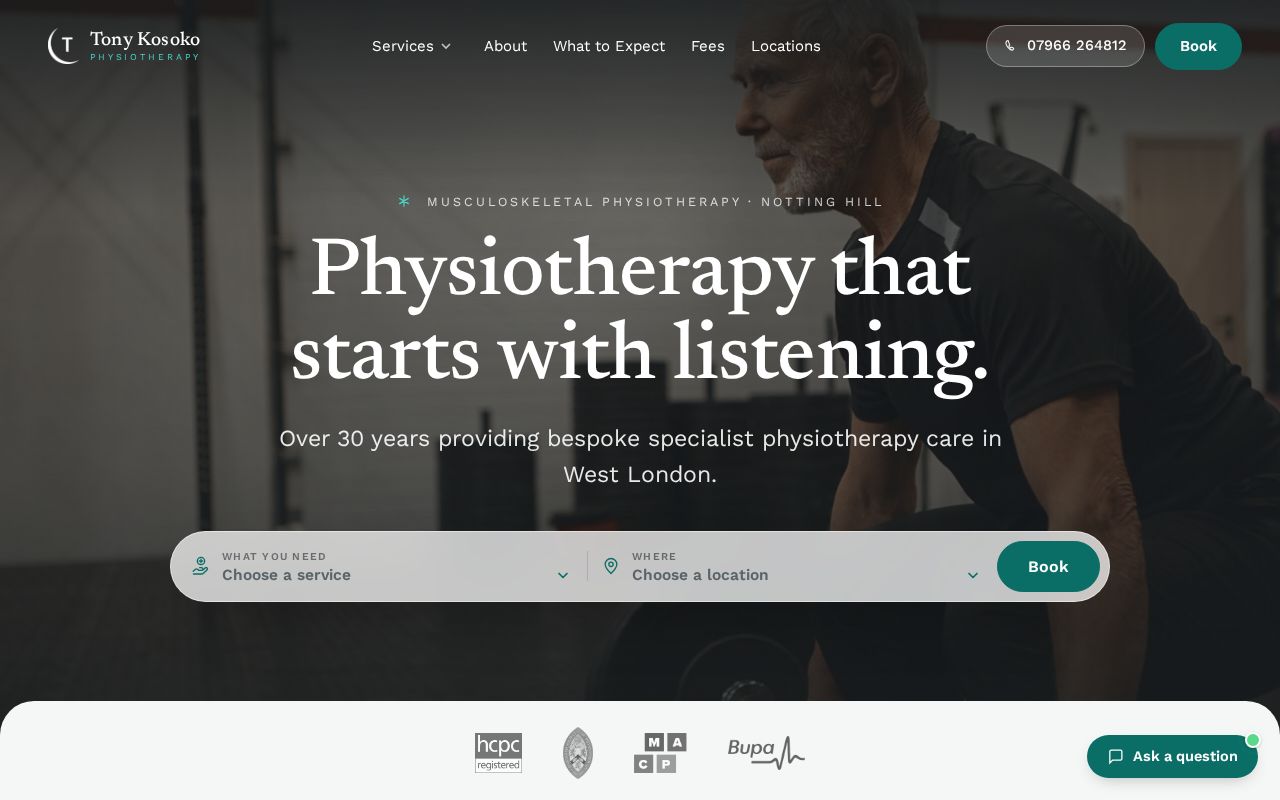 Preview of Musculoskeletal Physiotherapy, Notting Hill