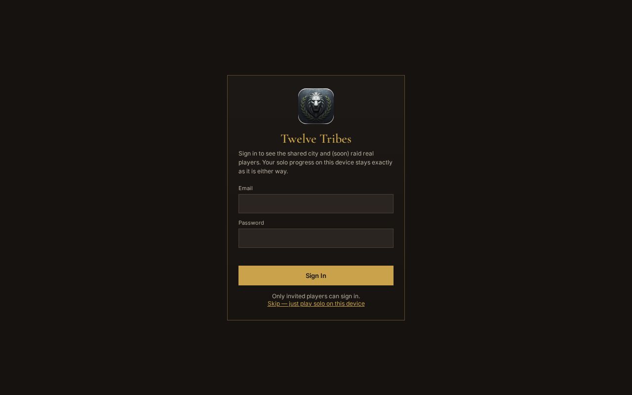 Preview of Twelve Tribes