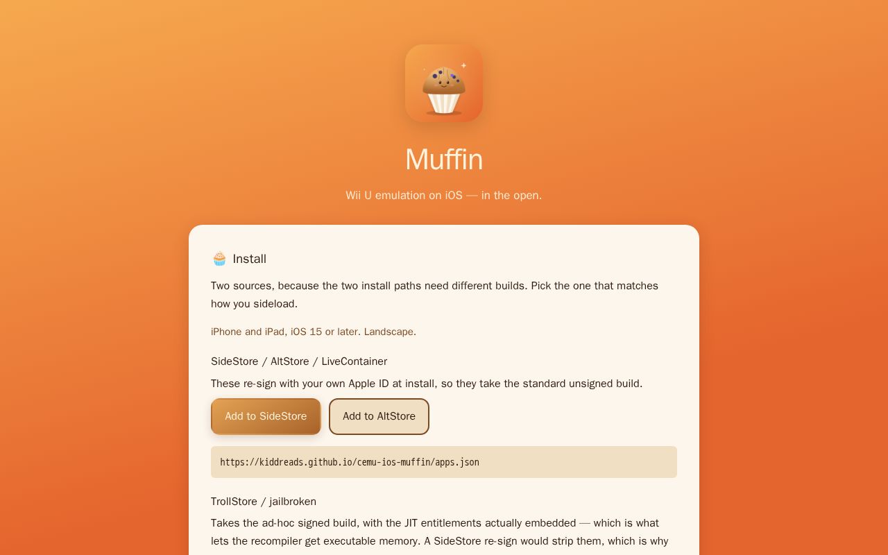 Preview of Cemu Ios Muffin
