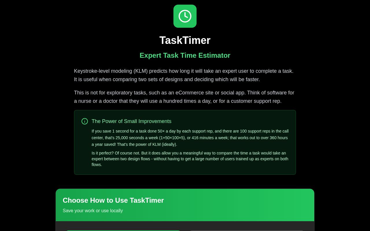 Preview of TaskTimer