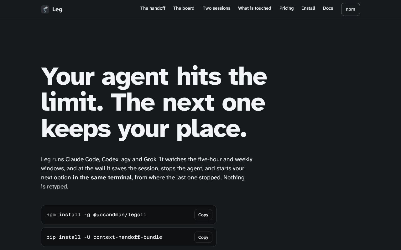 Preview of LegCli