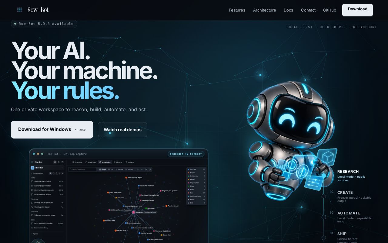 Preview of Row Bot