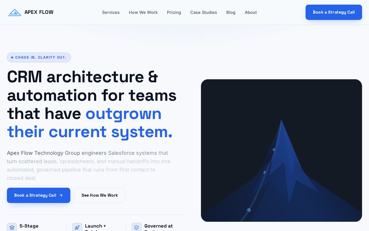 Preview of Apex Flow Technology Group — company website
