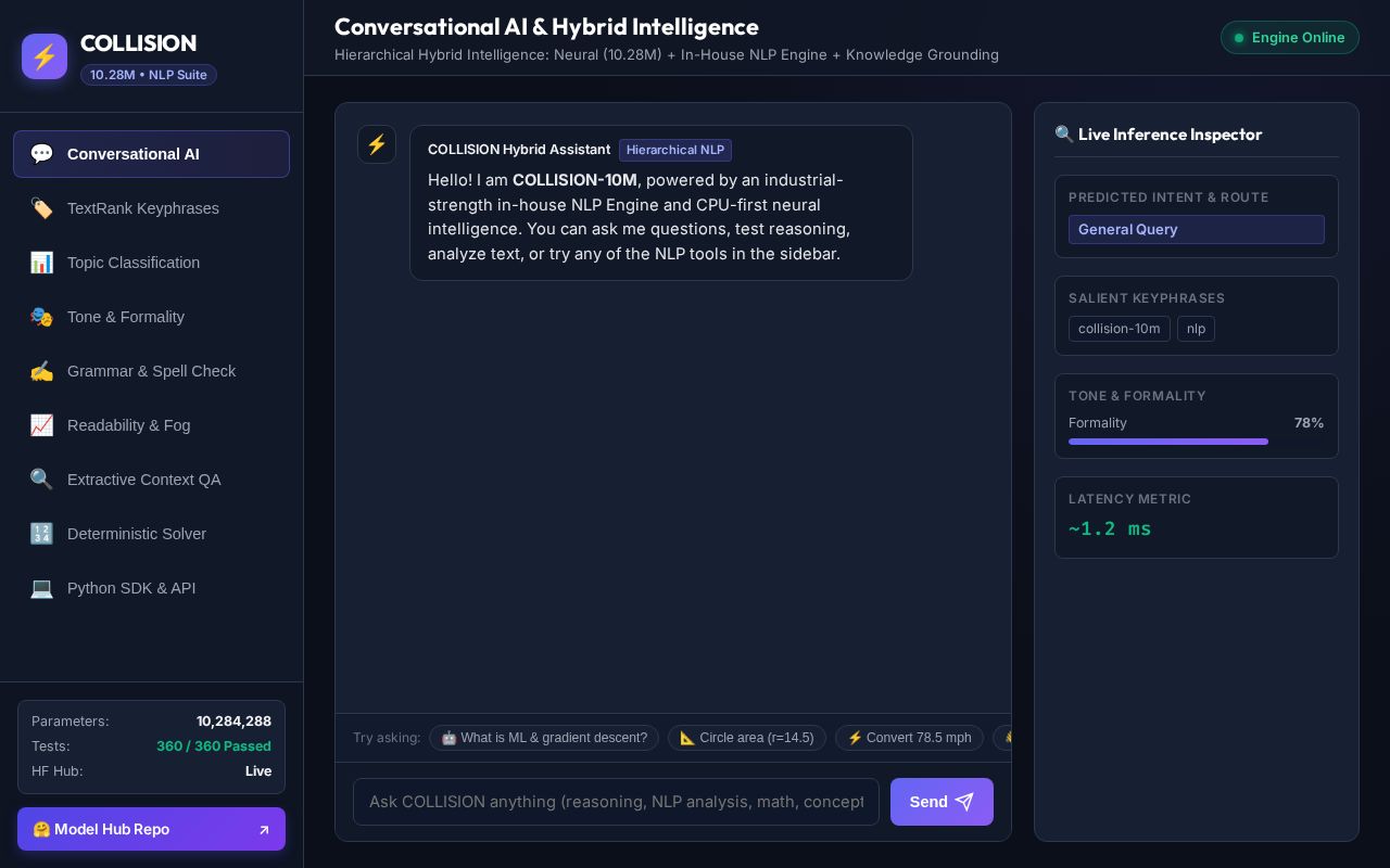 Preview of COLLISION AI & NLP Lab