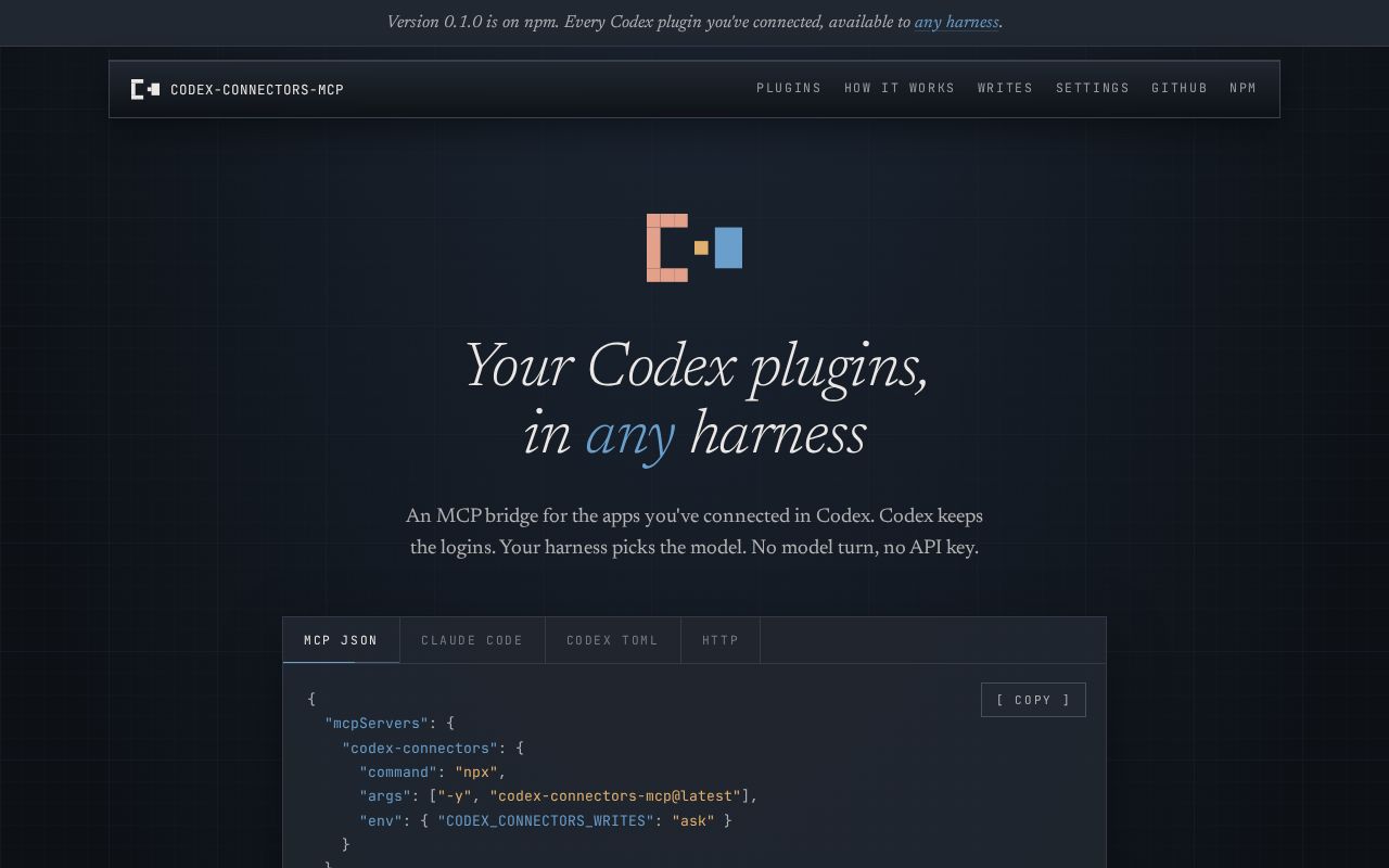 Preview of codex-connectors-mcp