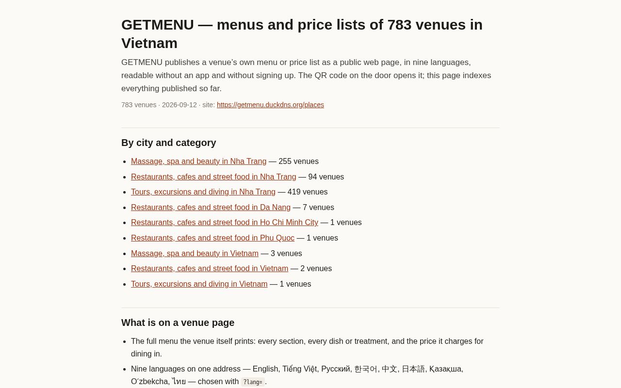 Preview of Getmenu Vietnam