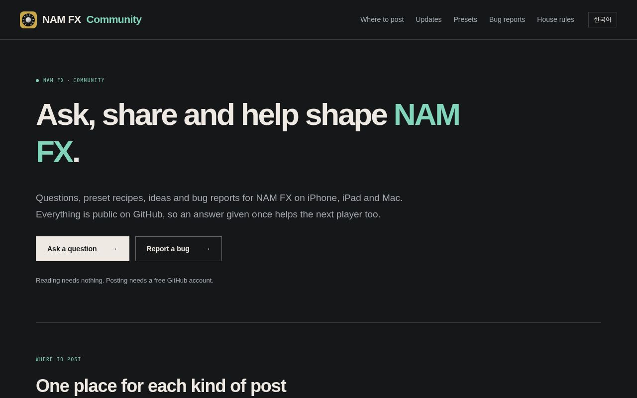 Preview of Nam Fx Community