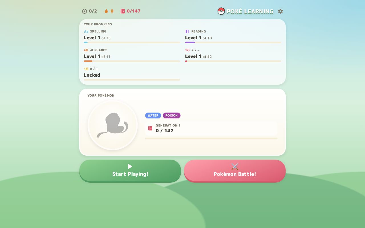 Preview of PokeLearning