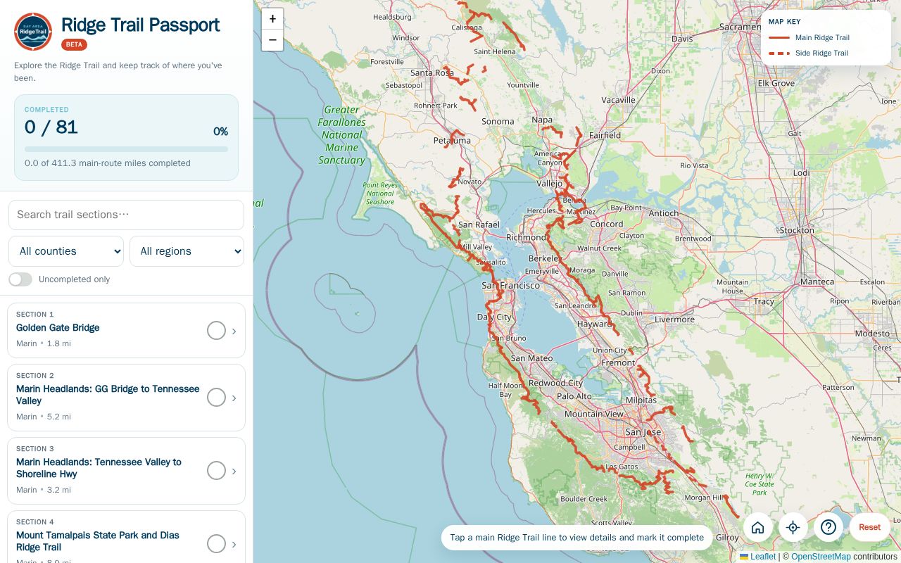 Preview of Ridge Trail Passport