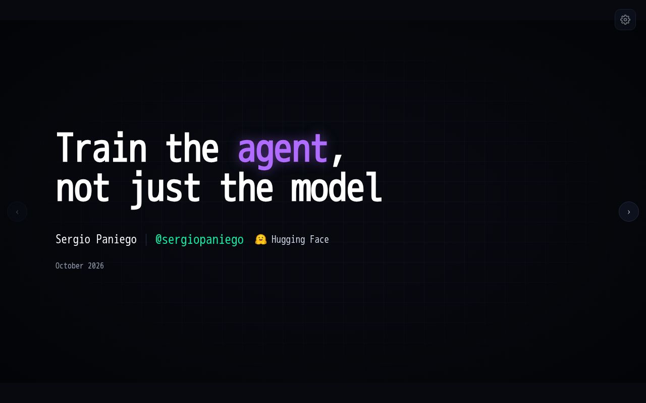 Preview of Train the agent slides