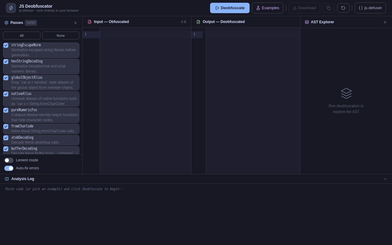 Preview of Js Defuse Web