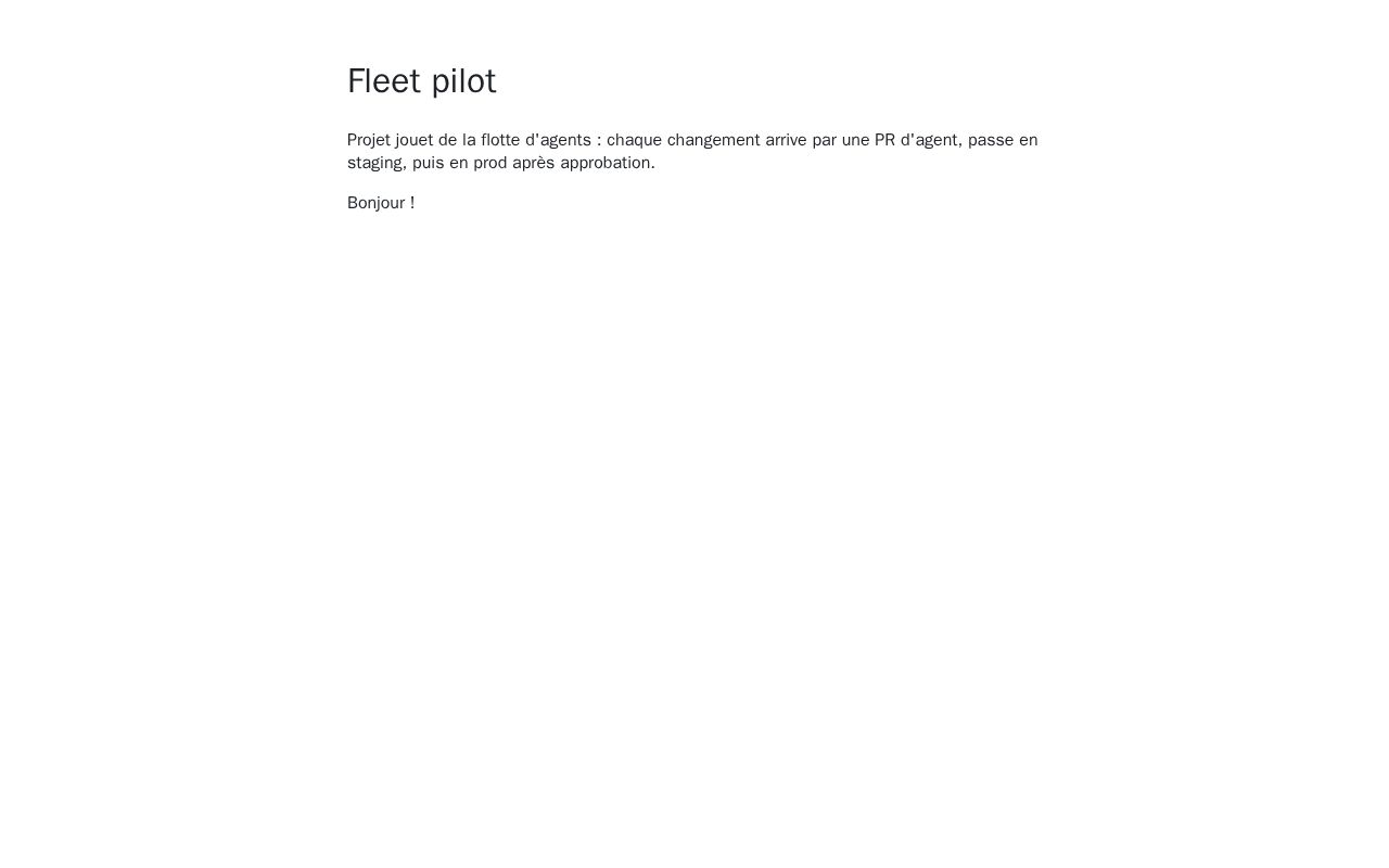 Preview of Fleet Pilot