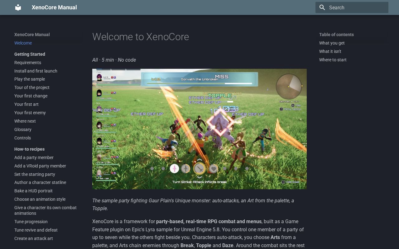 Preview of Xenocore Dist