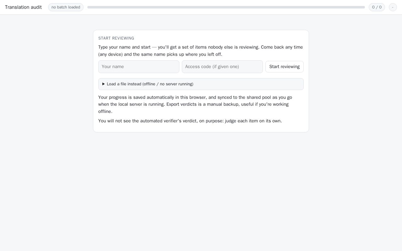 Preview of Rachana Reasoning Audit