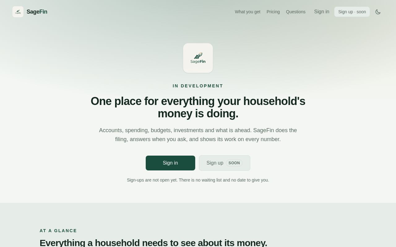 Preview of Sagefin Desktop