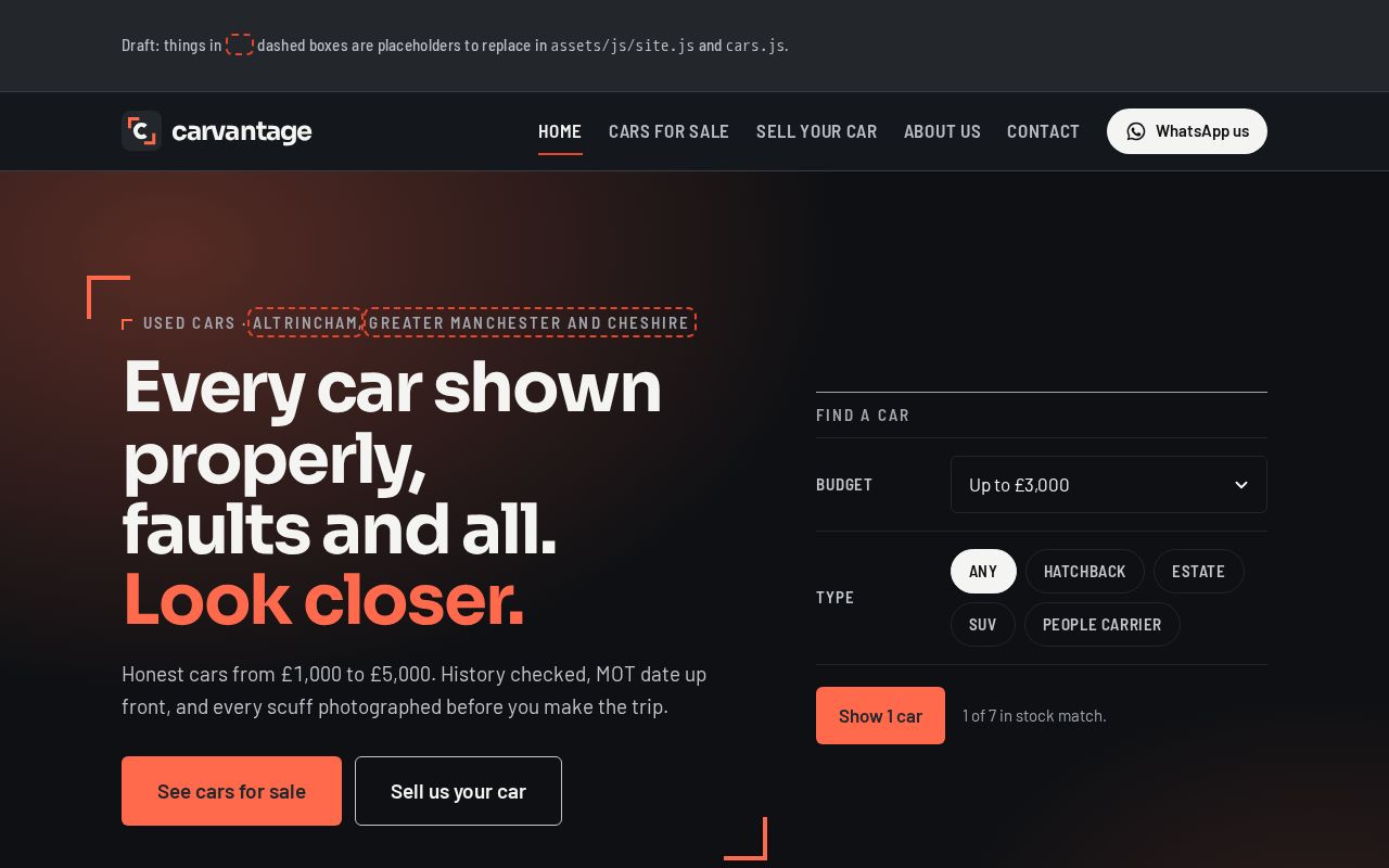 Preview of Carvantage