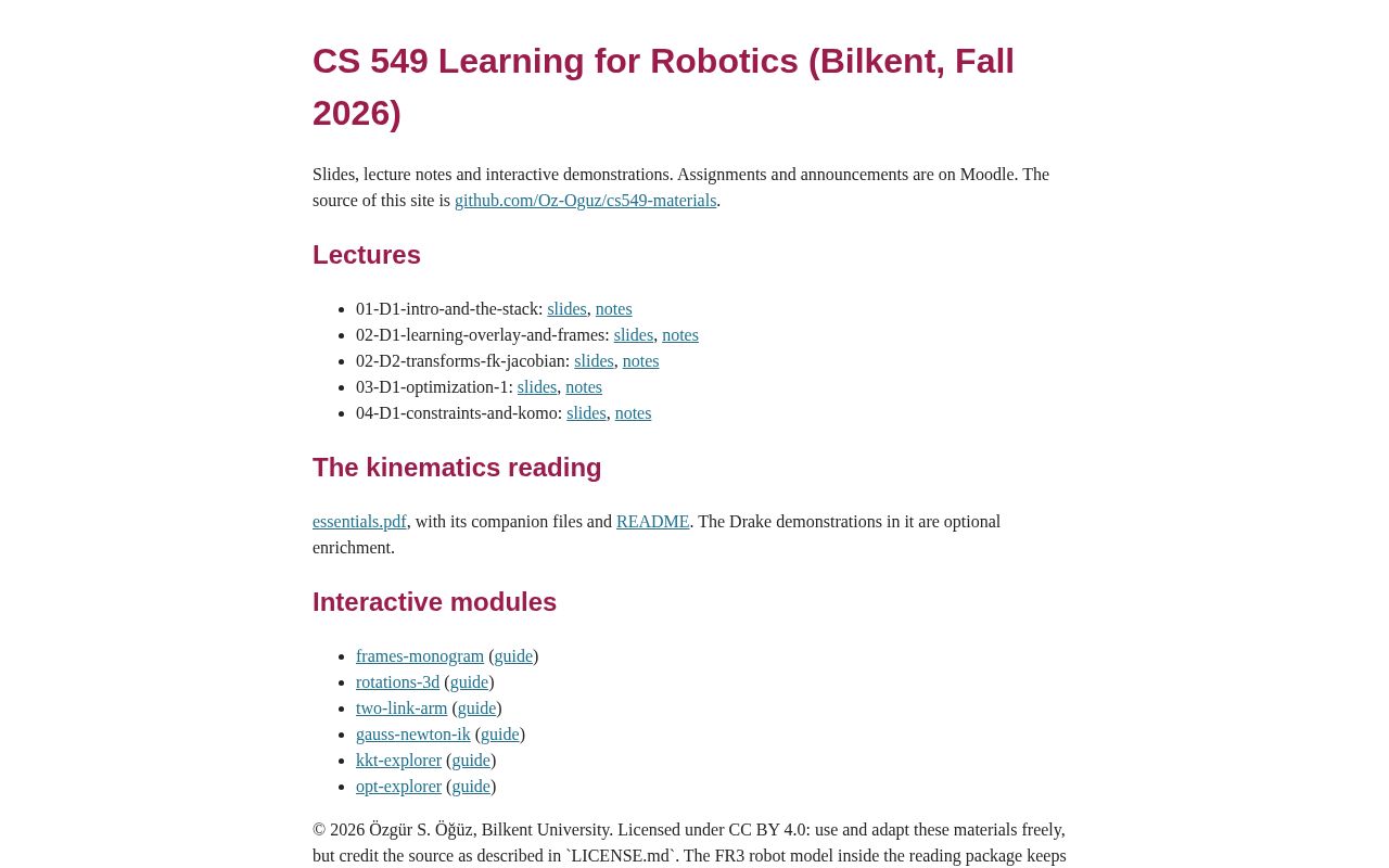 Preview of Cs549 Materials