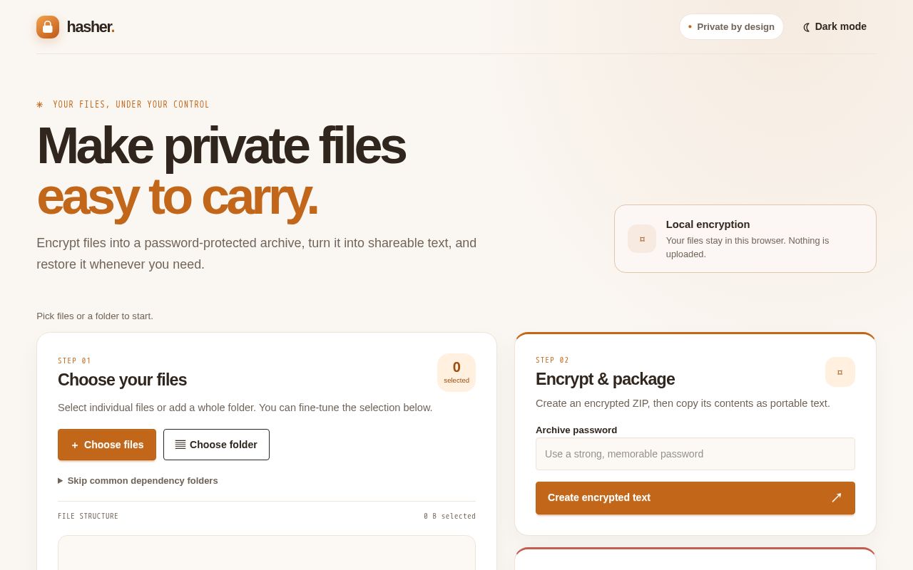 Preview of Hasher