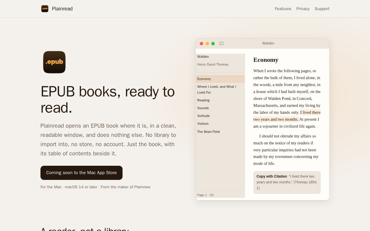 Preview of Plainread