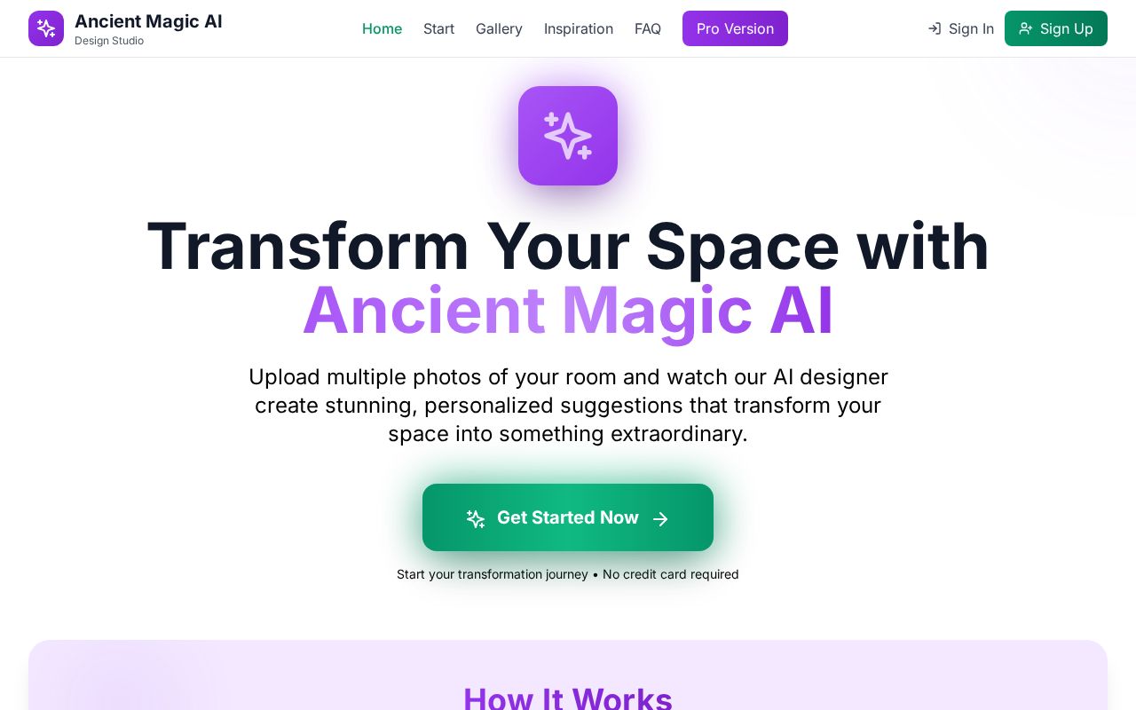 Preview of Home Magic AI