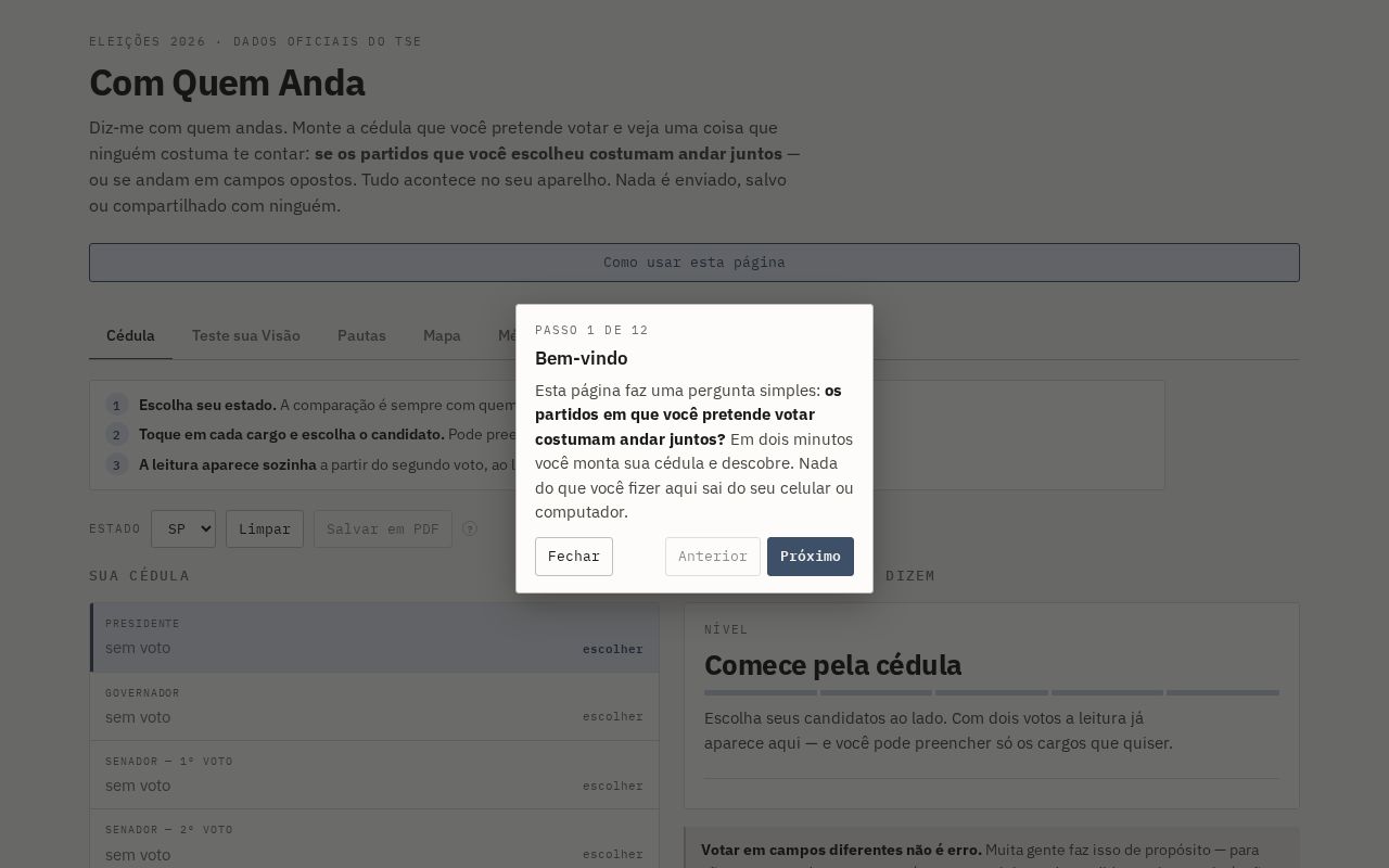 Preview of Com Quem Anda Github Io