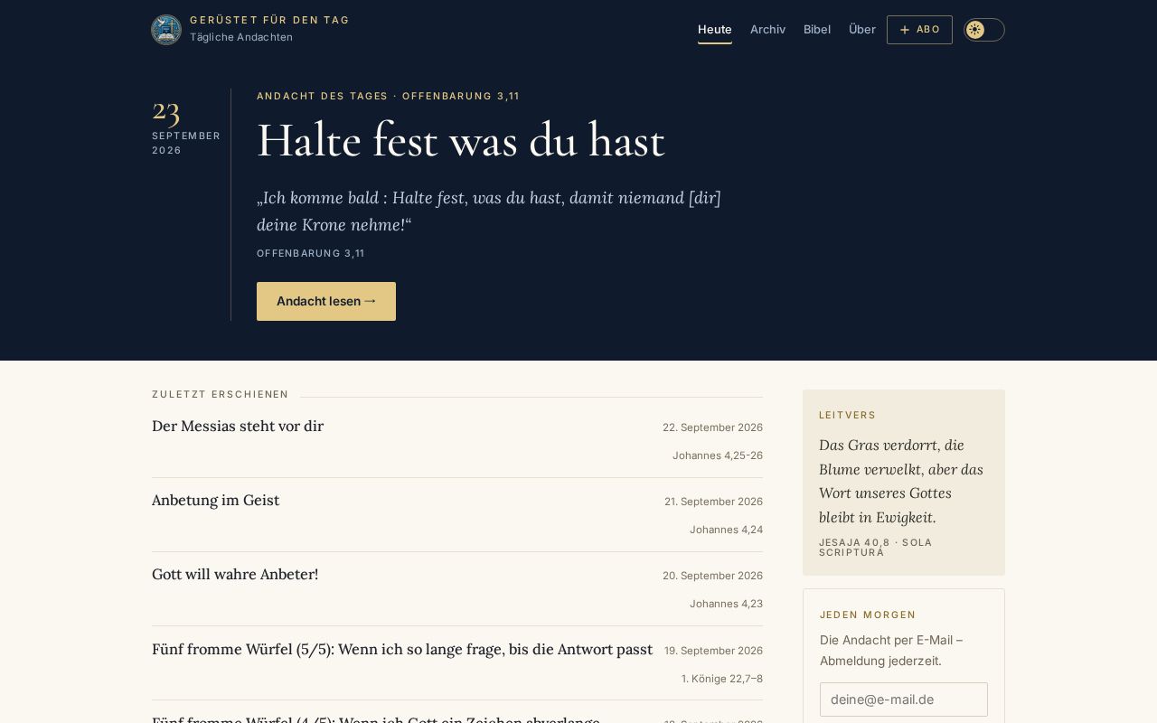 Preview of GdfT Andachten