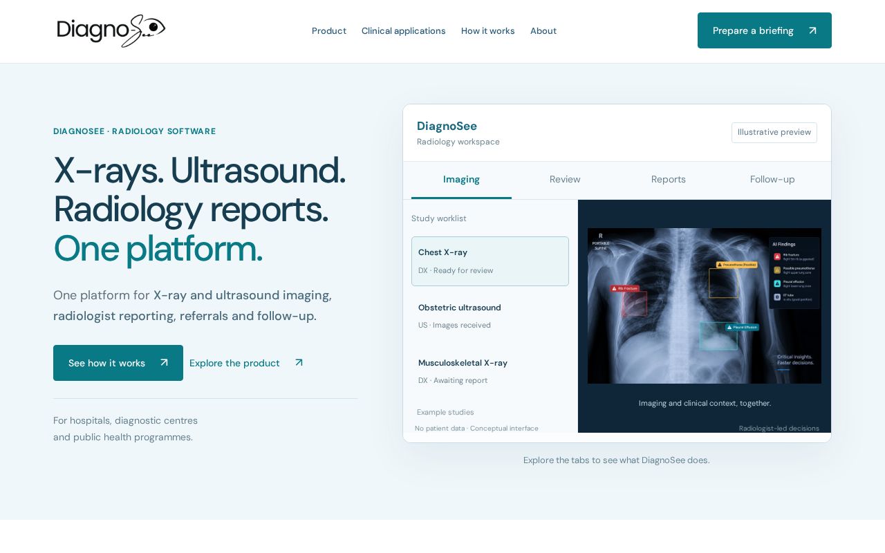 Preview of Diagno See Website