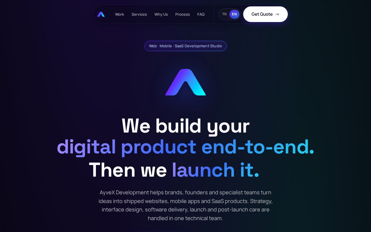 Preview of Ayvex Development Site