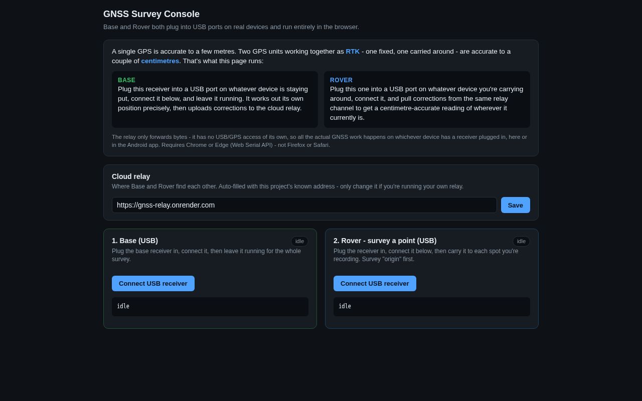 Preview of Gnss Survey Console