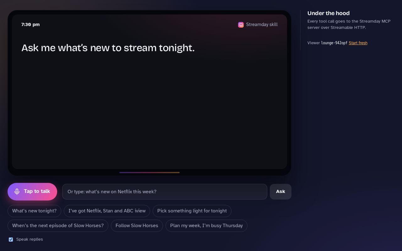 Preview of Streamday Mcp