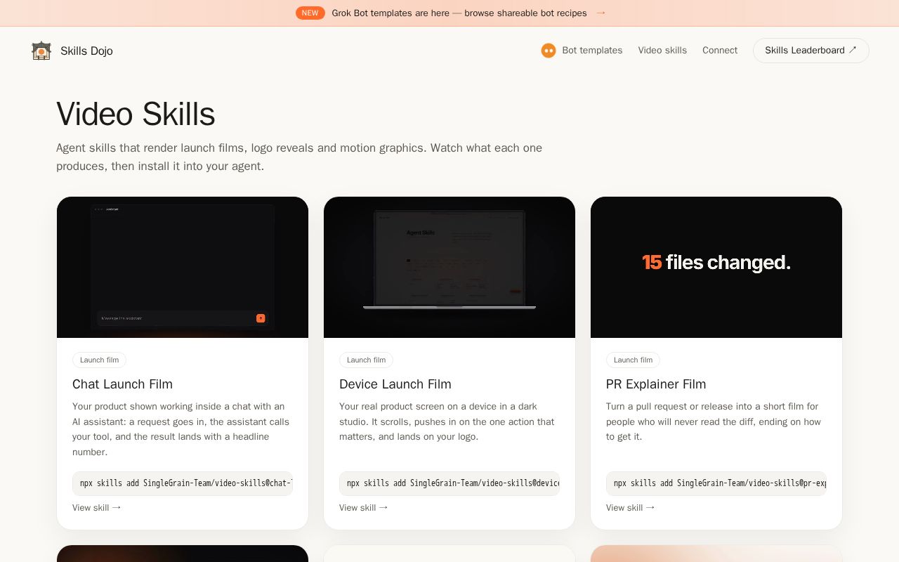 Preview of Video Skills