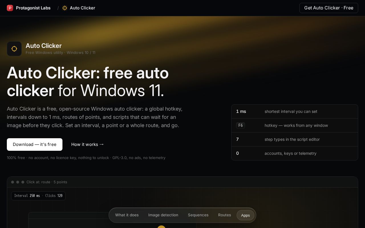Preview of Auto Clicker