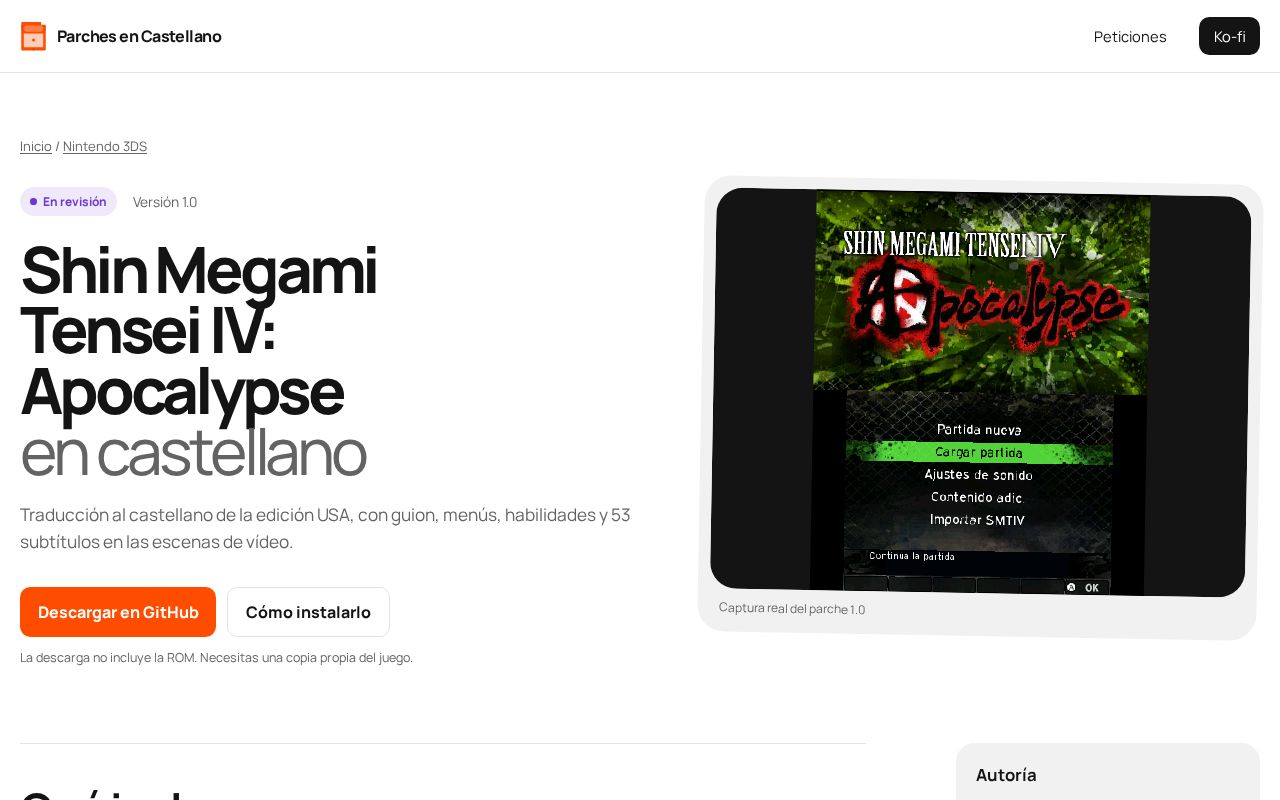 Preview of Shin Megami Tensei Iv Apocalypse Traduccion Es