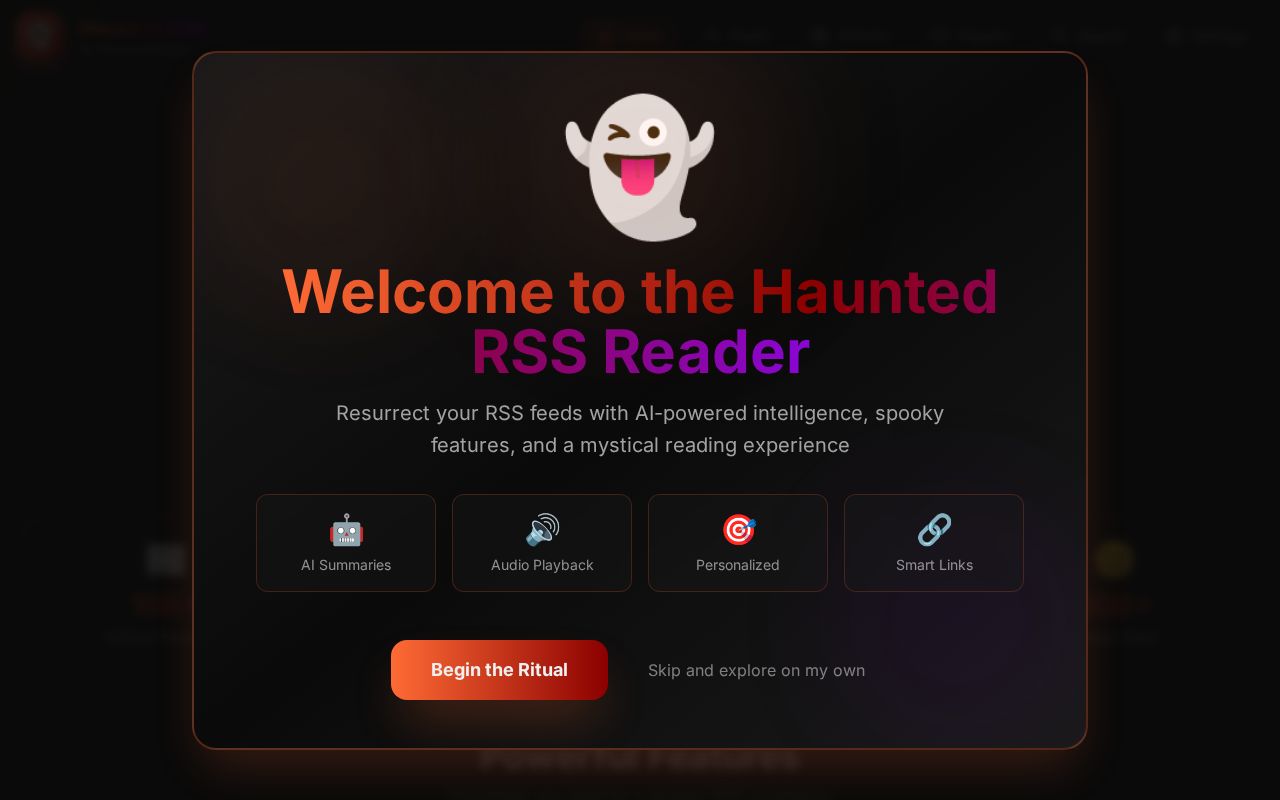 Preview of Kiroween-RSS-Reader